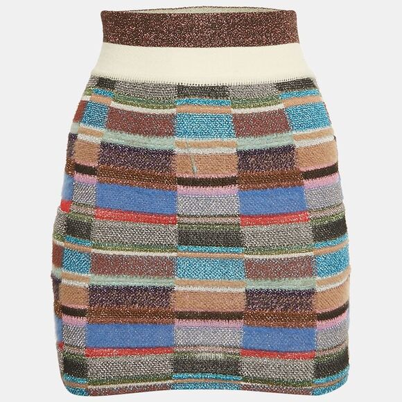 Missoni Dresses & Skirts - Missoni Multicolor Lurex Knit Mini Skirt S
